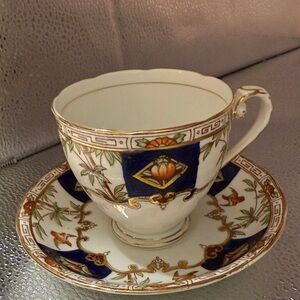 Vintage Grafton Fine Bone China Elegant Cup and Saucer Set